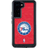 NBA Philadelphia 76ers Distressed Galaxy S24 Waterproof Case